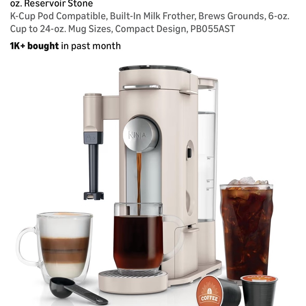 Ninja DualBrew Coffee Maker in White